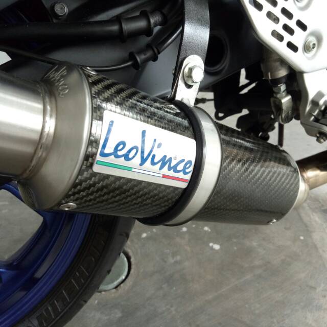 Knalpot Leovince gp corsa fullsystem r25