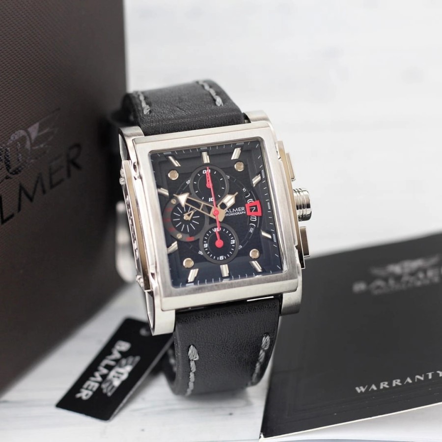 Jam Tangan Pria Original Balmer 7948 Tali Kulit