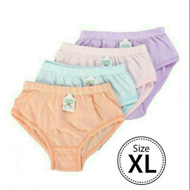 Celana dalam wanita XL tebal halus / CD cewek XL halus adem