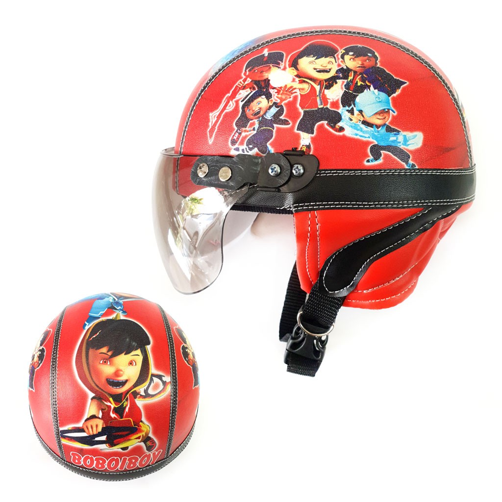 LIMITED Edition Helm Anak Laki Retro Boboiboy