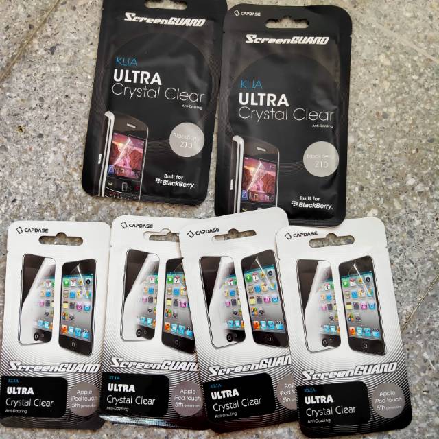 Screenguard Capdase untuk iPod Touch 5th gen & BB Z10