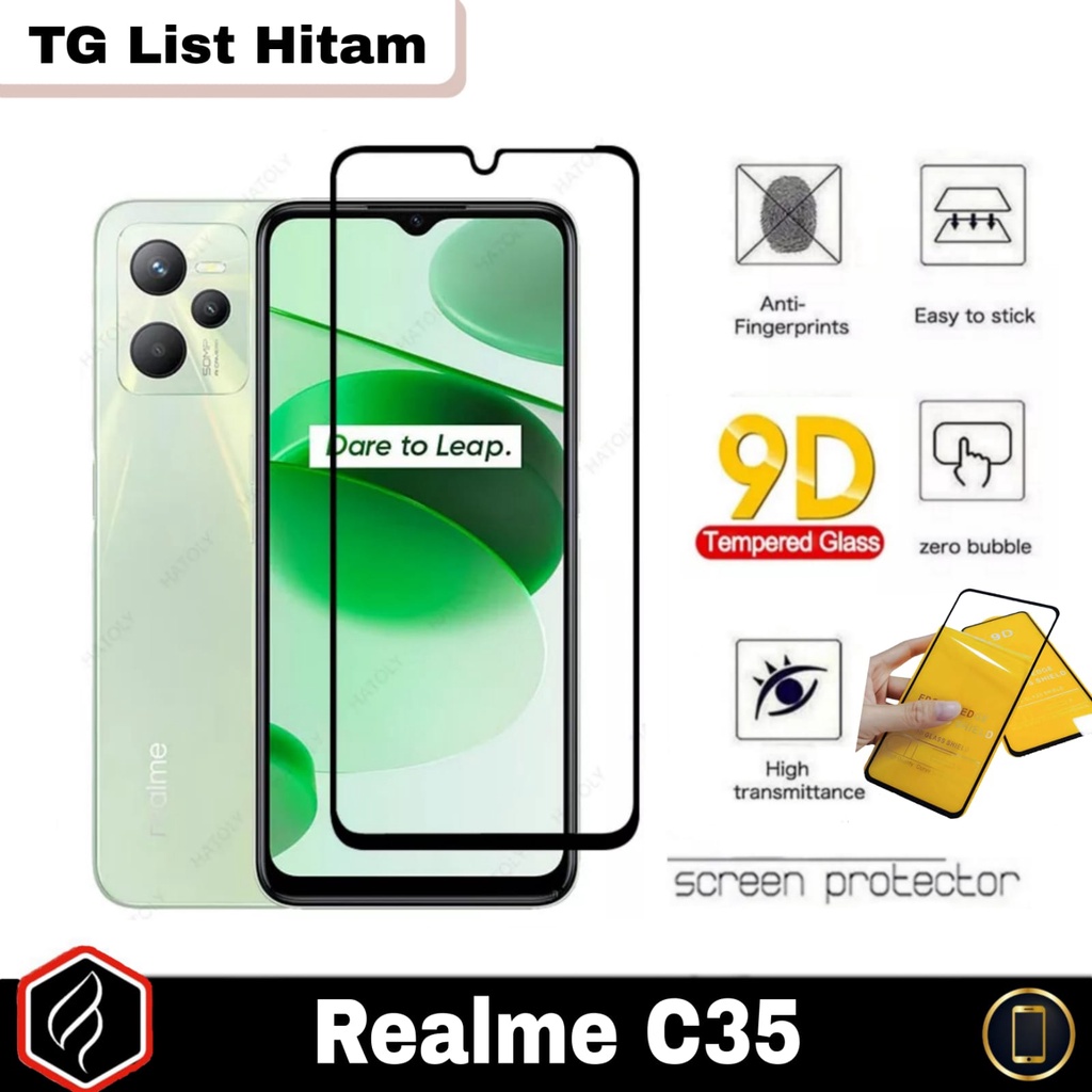 [PAKET HEMAT] 3in1 REALME C35 / REALME C31 Tempered Glass Anti SP Layar Kaca Free Camera Glass &amp; Skin Carbon For Realme C35 C31 Paket 3 in 1