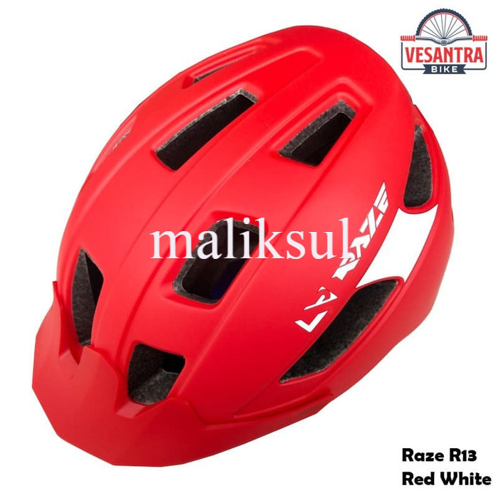 Raze R13 Helm Sepeda Lipat MTB XC AM Enduro ML 57-61cm Merah