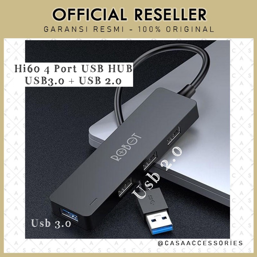 Robot H160 4 Port USB HUB USB3.0 + USB2.0 Adapter (new H140-80)