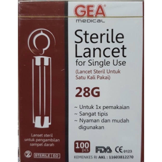 Blood Lancet / Jarum Lancet easytouch nesco gea