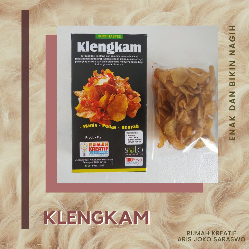 

KLENGKAM ENAK BIKIN NAGIH Oleh-Oleh Khas Solo