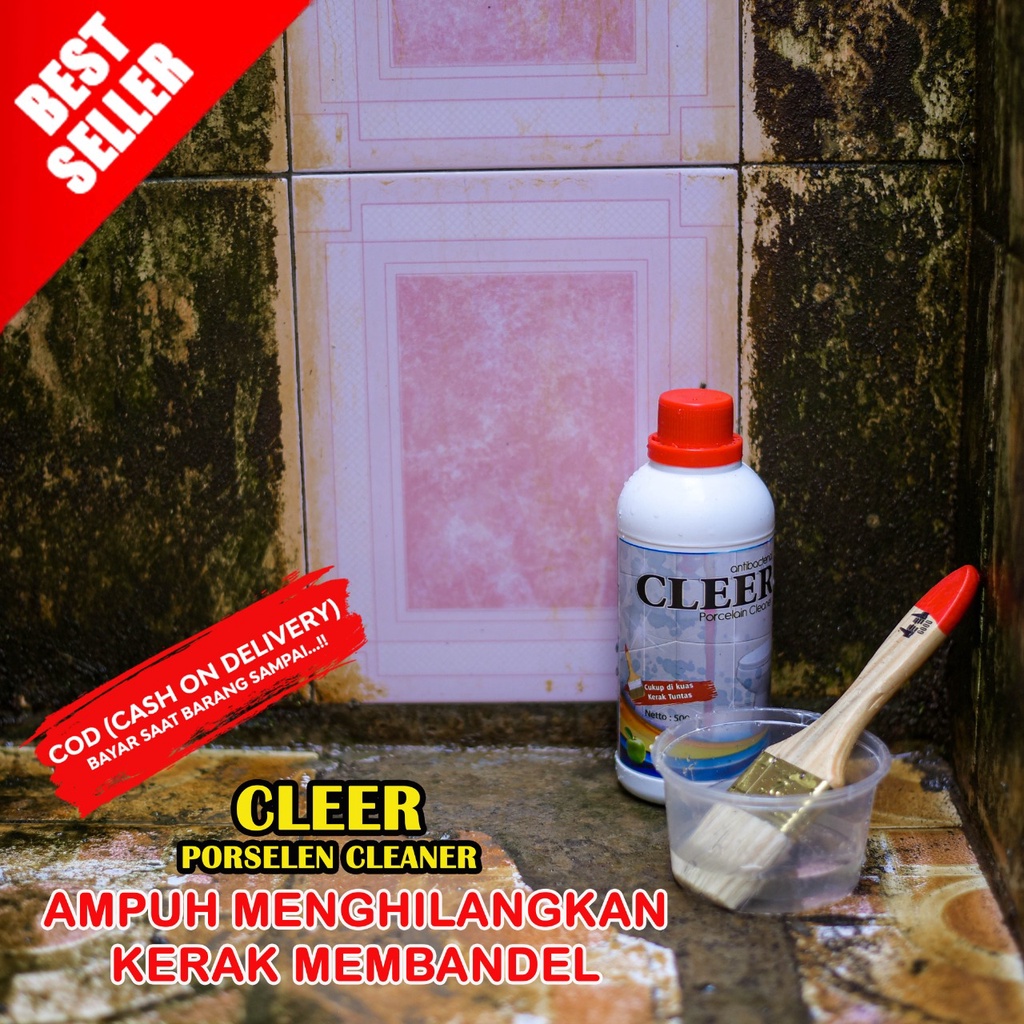 CLEER pembersih keramik dan porselen EXTRA KUAT Garansi
