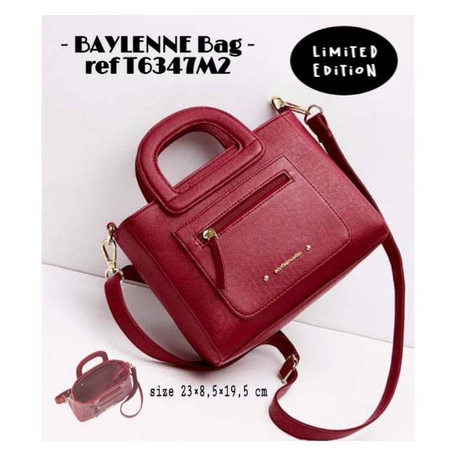 [ SPECIAL PRICE selama februari ] TAS WANITA PROMO WARNA MAROON BAYLENNE SOPHIE PARIS