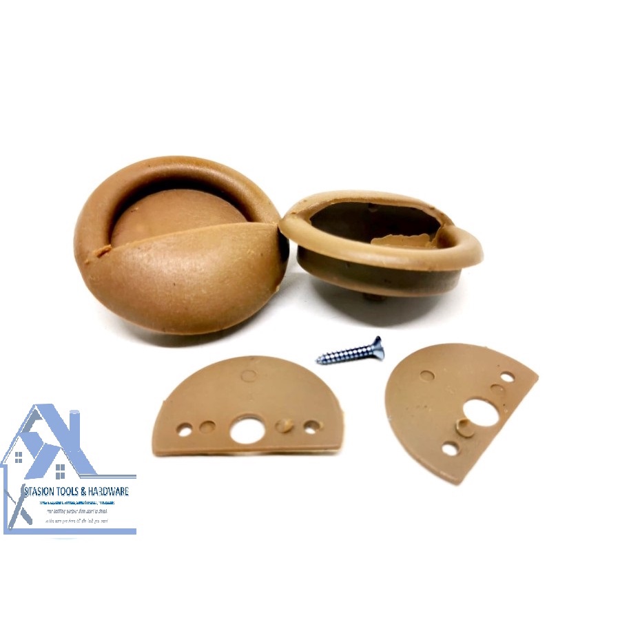 TARIKAN PINTU PVC COKLAT/ TARIKAN PINTU KAMAR MANDI