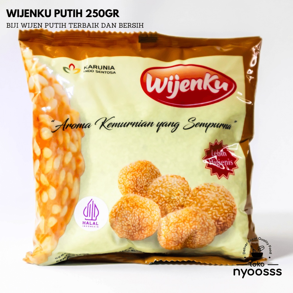 

Wijenku Biji Wijen Putih 250gr