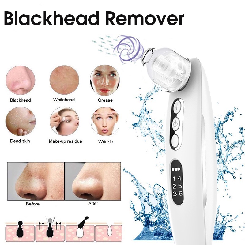 Vacuum Blackhead Remover Electric Pore Suction Facial Clean Ultrasonic Pump Korea Cell