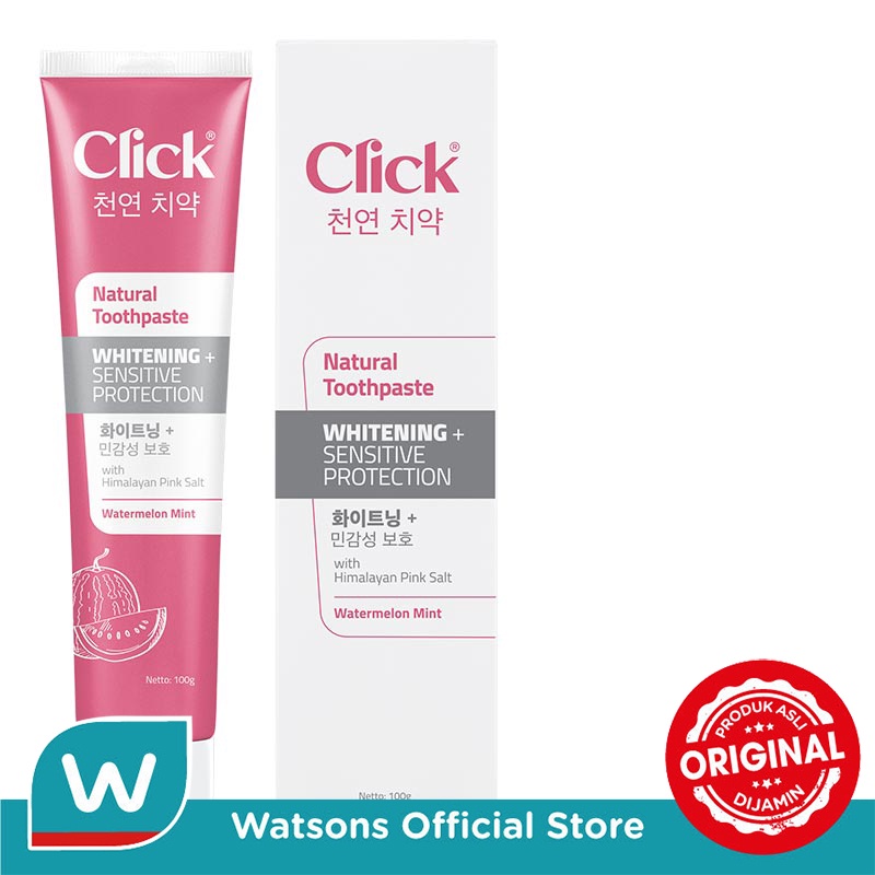 Click Natural Tooth Paste White Sensitive 100Gr