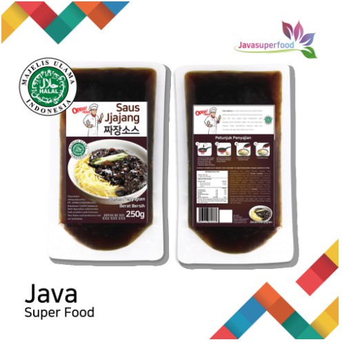 500g Saus Jjajang Halal Pasta Kedelai Hitam Saus jjajangmyeon Oppa!Oppa