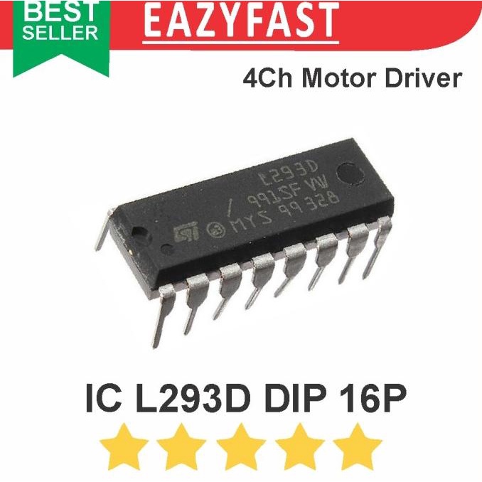 IC L293D Chip Driver Motor DC Stepper efst90