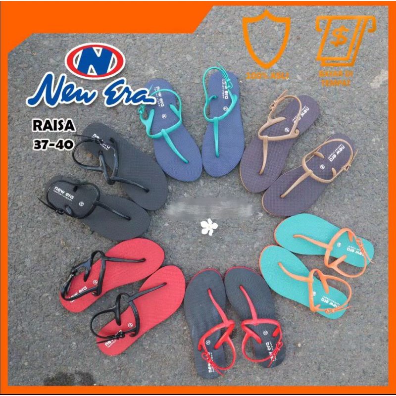 SANDAL GUNUNG TALI RAISA merk New Era