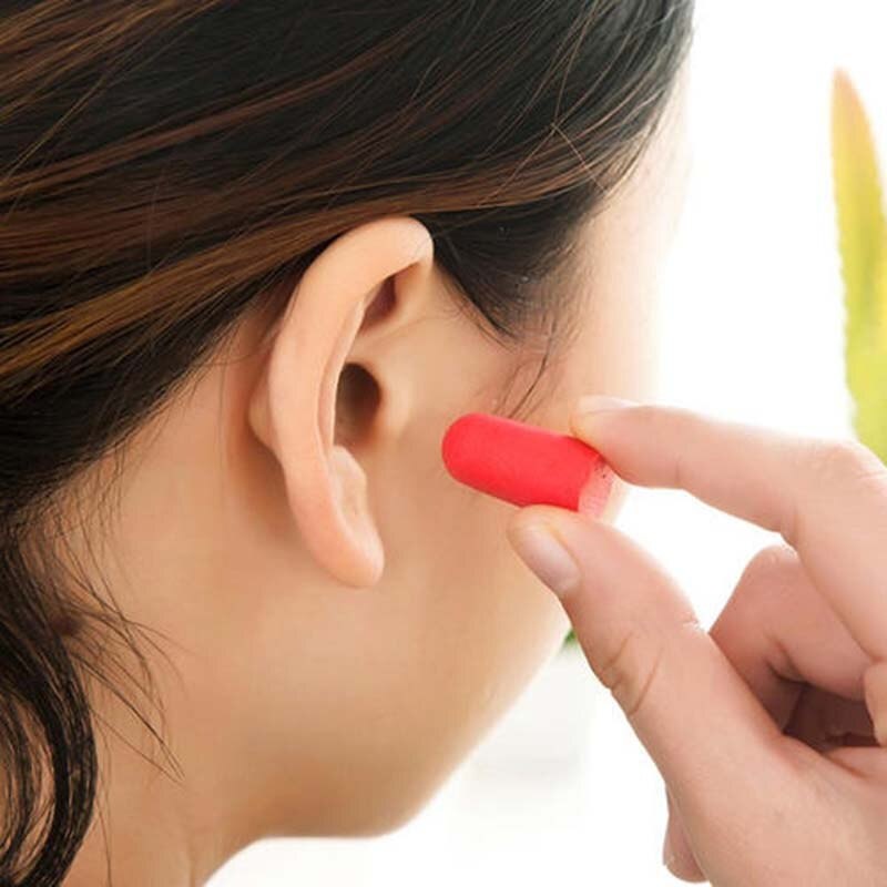 [BISA COD] Penutup Telinga Busa EAR PLUG Sumpelan Penyumbat Kuping Earplug Pelindung Telinga (Random)