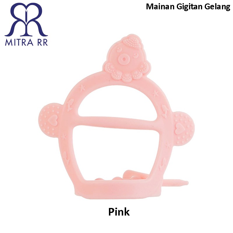 Baby Teether Bracelet - Gigitan Bayi Bentuk Gelang Silikon Food Grade SNI