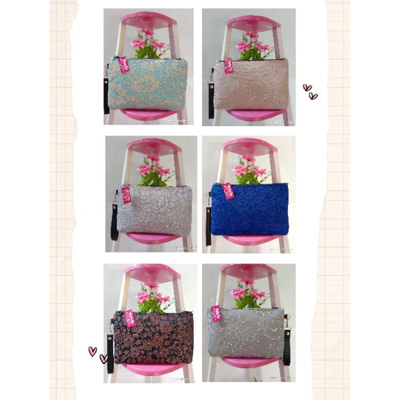 Clutch kondangan / clutch pesta /cluth wanita/ clutch brokat