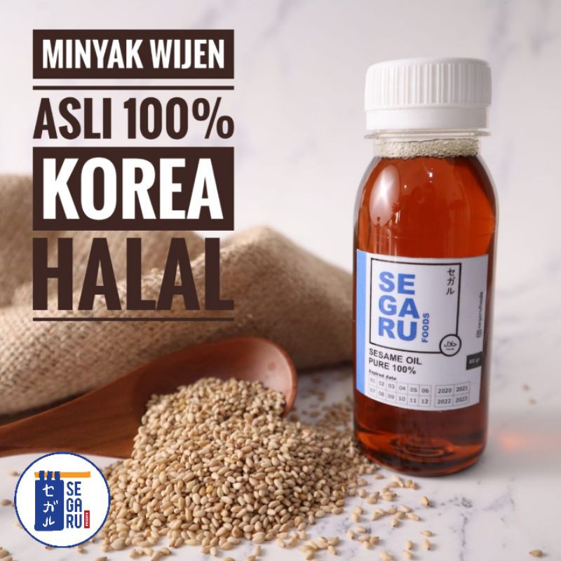 Minyak Wijen Korea Asli 100% | Korean Sesame Oil 100% Halal