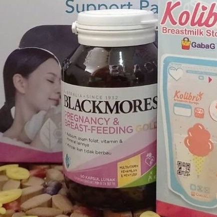 Blackmores Pregnancy &amp; Breastfeeding Gold 60caps KALBE / Pregnancy Breastfeeding