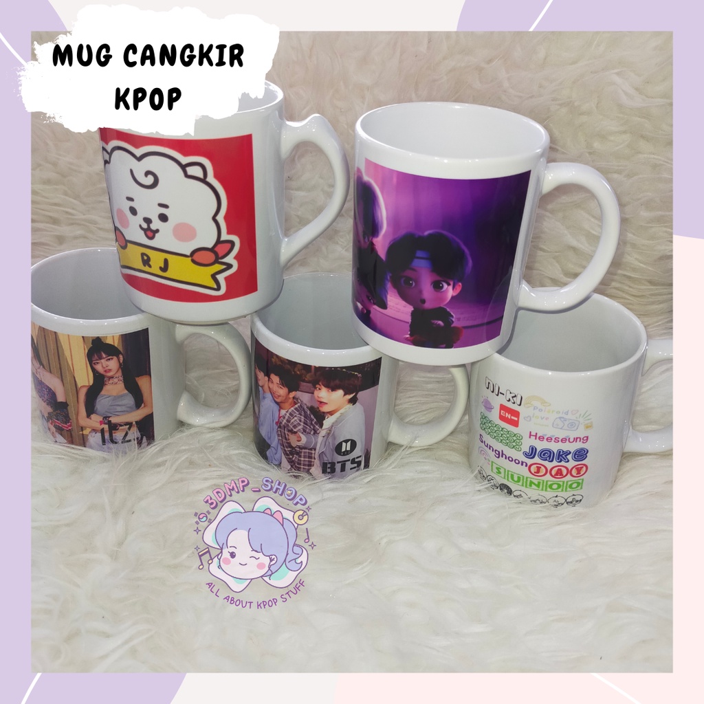 [TAMBAHKAN BUBLE WRAP] Mug cangkir KPOP