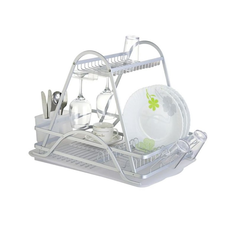 RAK PIRING STAINLESS - SAVION DISH RACK 2 TIER /RAK PIRING KEKINIAN/RAK PIIRNG TERBARU/RAK PIRING IN