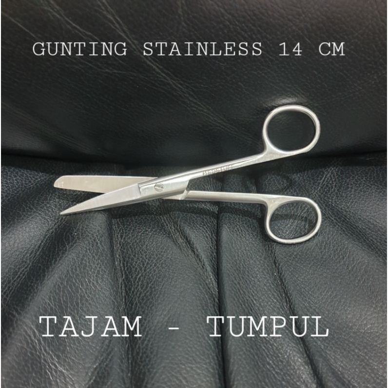 GUNTING BEDAH STAINLESS 14 CM GUNTING SERBAGUNA