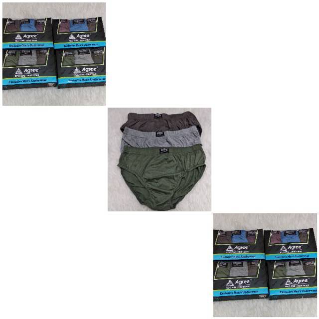 Celana dalam pria exclusive men's under wear isi 3 pcs