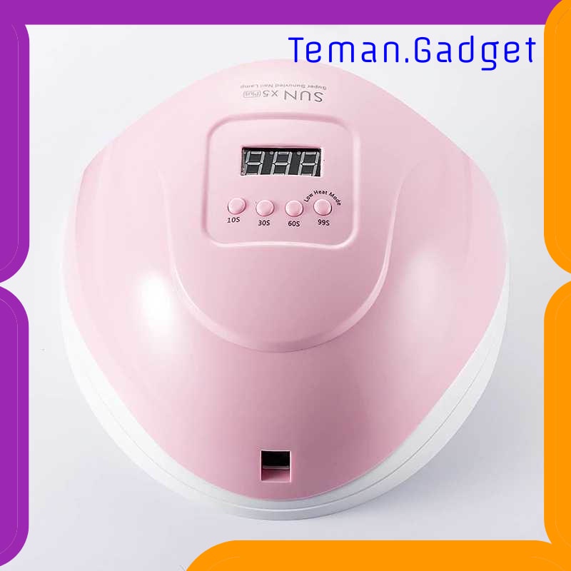 TG-FE208 RAINSOLID PENGERING KUTEK KUKU UV NAIL DRYER 36 LED 80W - SUN-X5 PLUS