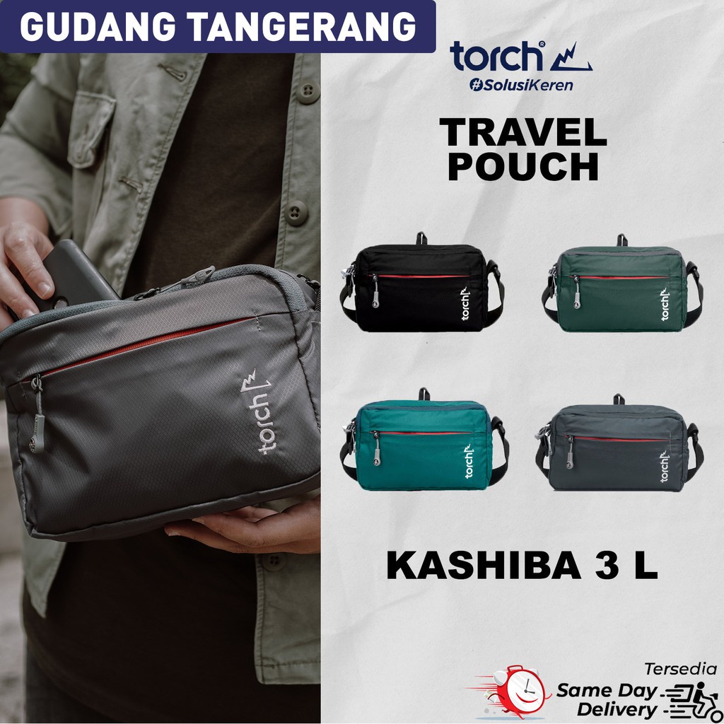 Torch Tangerang Tas Selempang Travel Pouch Kashiba 3L