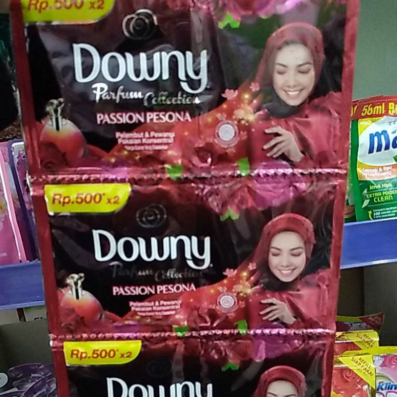 Pilihan Royale, Soklin Pewangi, Downy 1 renceng isi 12 sachet