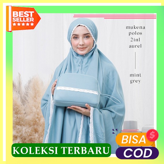 Radhiya Store Mukena Couple Ibu Dan Anak Perempuan Remaja Bahan Rayon Motif Polos Lebaran Terbaru 20