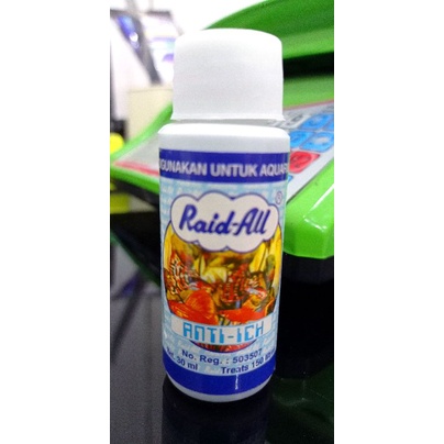 Obat IKAN anti jamur RAID ALL ANTI ICH 30ML