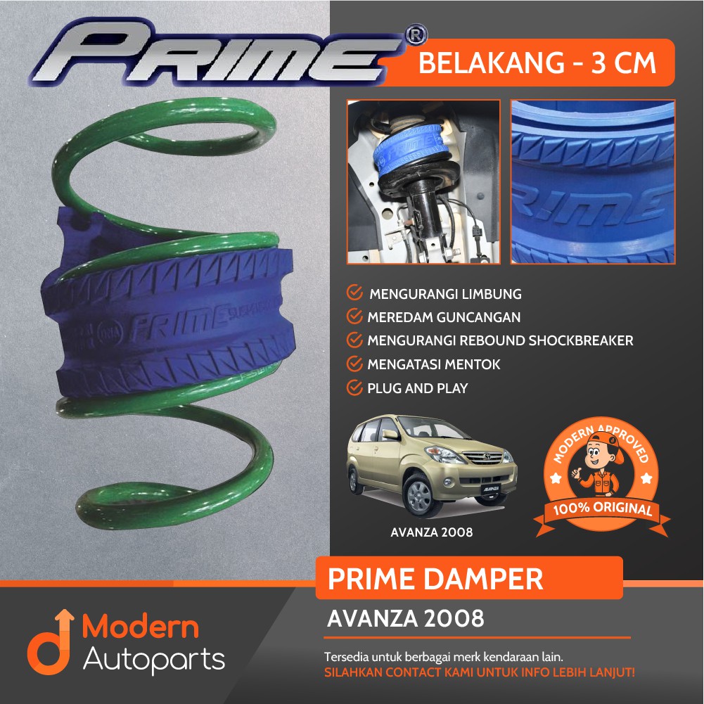 PRIME Damper / Spring Buffer AVANZA 2008 Belakang 3cm
