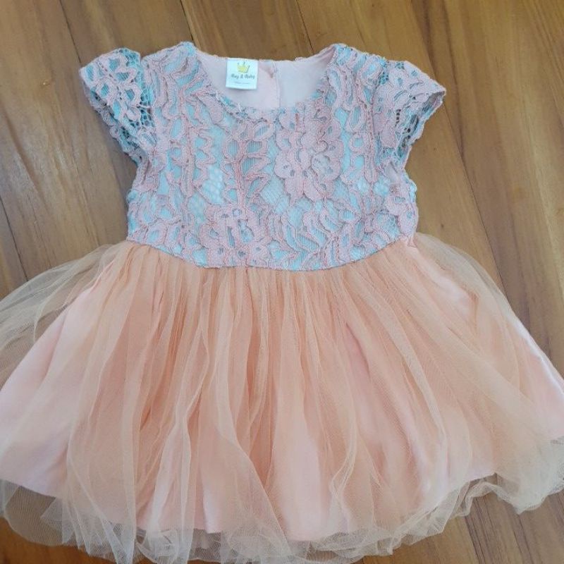 Dress Brokat Merk Rey & Ruby