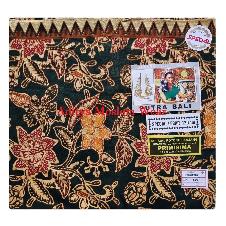 KAIN BATIK PUTRA BALI JARIK CUKIN TAPIH BATIK TULIS HALUS SOLO ASLI