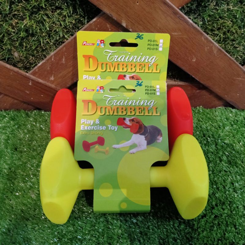 Mainan Anjing Percell Training Dumbbell Medium PD-01M