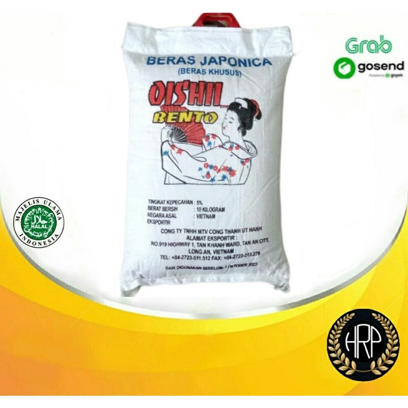 

Beras Jepang Oishii Bento 10kg REPACK | Beras Sushi | Japonica Oishi Bento