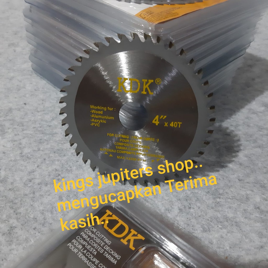 PISAU POTONG KAYU 4IN KDK MATA GRINDA ALUMINIUM PVC KERAMIK KRAMIK DRY WET BLACKFOOT GRANIT GRANITE 