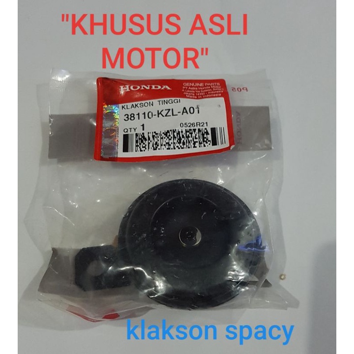 AHM KLAKSON KZL, original, SPACY,  SUPRA X 125 FI, spare part motor honda asli, 38110KZLA01