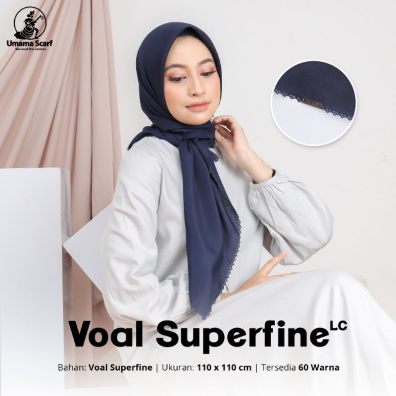 Jilbab Umama Laser Cut Voal Superfine ORIGINAL berplat BESI Kerudung Hijab Segi Empat