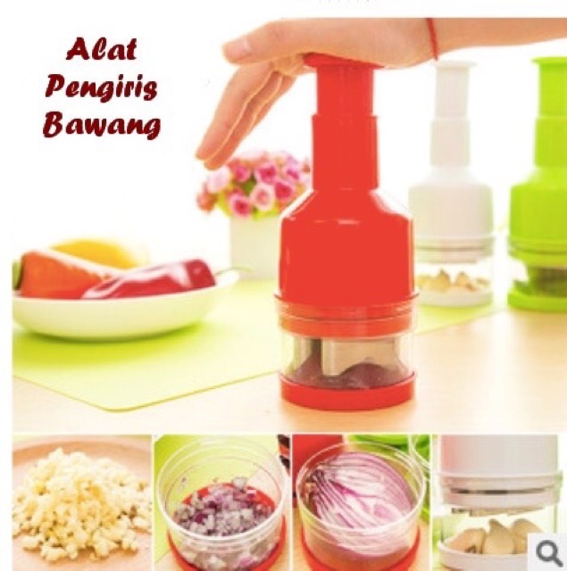 Onion chopper pengiris pencincang penghalus bawang bumbu dapur