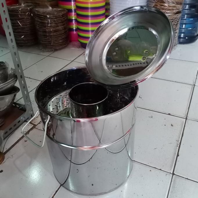 Dandang Bakso stenlis ukuran 28cm / Langseng Bakso ukuran 28cm