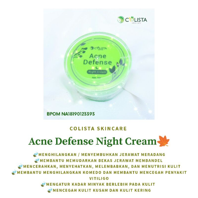 colista skincare acne