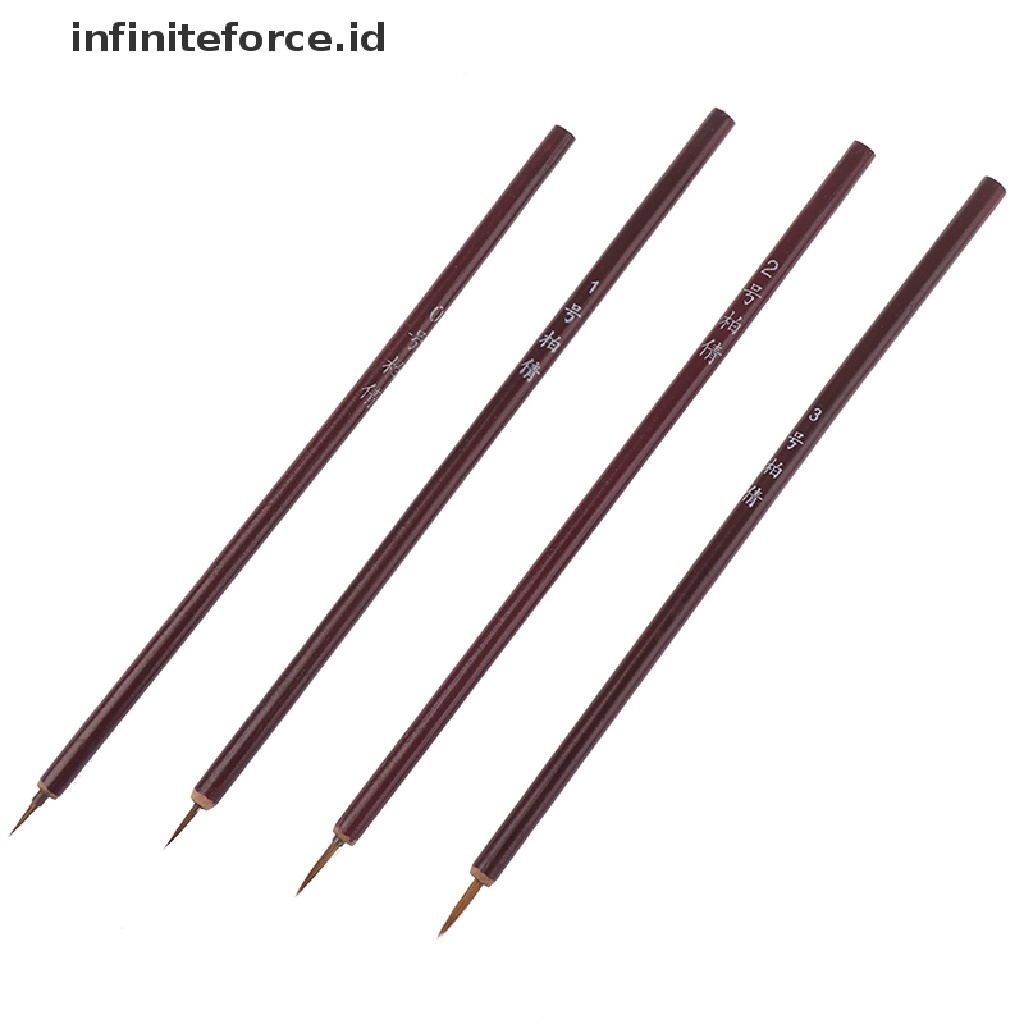 Infiniteforce.id Kuas Nail Art Gagang Bambu