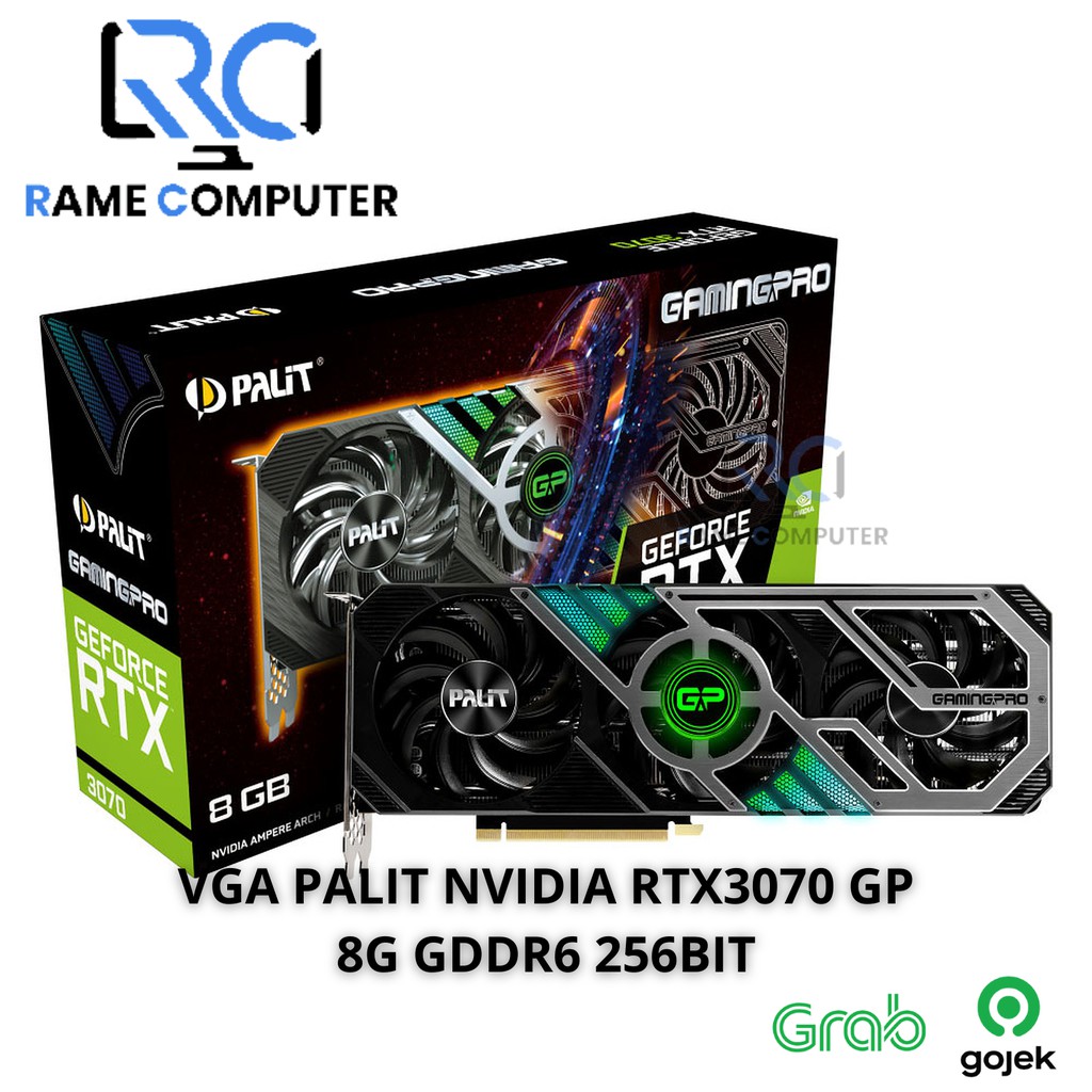 VGA PALIT NVIDIA RTX3070 GP 8G GDDR6 256BIT