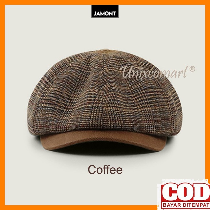 Cod- Topi Pria Keren Original Murah Kasual Distro Baseball Terbar GS237 Topi Baret Jonh Jamont Style
