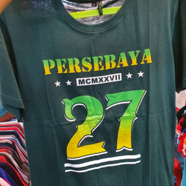 KAOS TSHIRT BONEK PERSEBAYA 27 COMBED30S