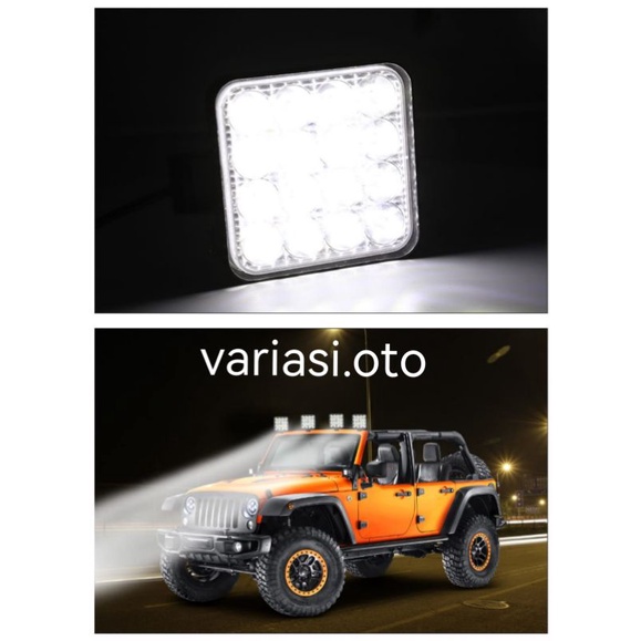 LAMPU TEMBAK SOROT LED BAR  CREE CWL WORKLIGHT 27W 16 MATA 12V -24 VOLT LAMPU LED MOBIL