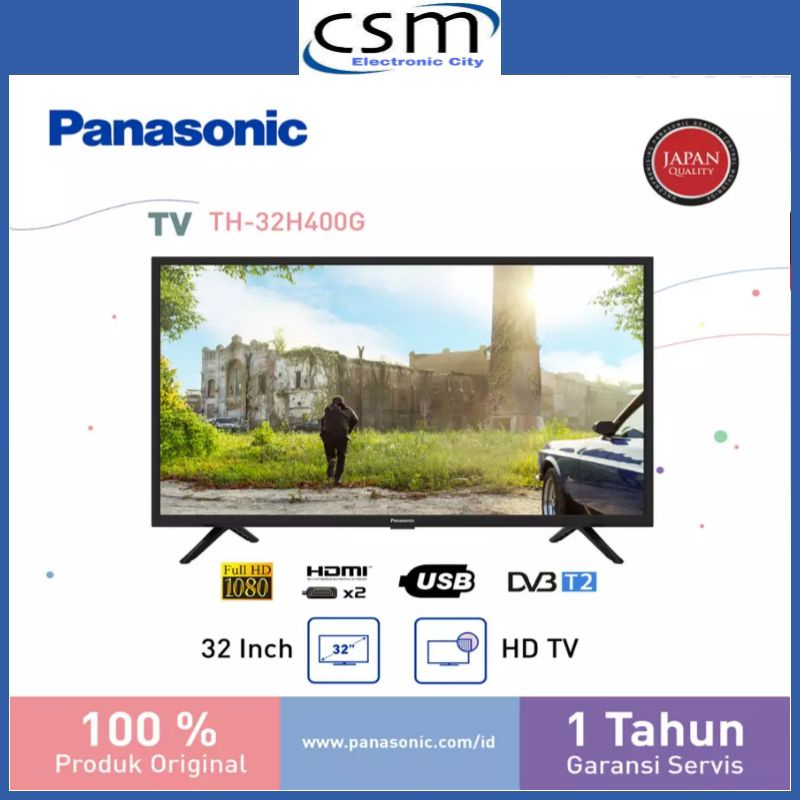 TV LED PANASONIC 32H400G 32INCH DIGITAL GARANSI RESMI